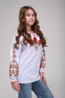 Сорочка з вишивкою для дівчинки КОЗАЧЕК ЗОРЯНА 86 см Різнокольоровий (2000902207772D)(SC)  Фото №0