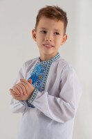 Рубашка вышиванка для мальчика КОЗАЧЕК КОЗАК 98 см Желто- синий (2000902347256D)(SC)  Фото №1