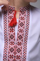 Сорочка з вишивкою для хлопчика КОЗАЧЕК КОЗАК 92 см Червоний (2000902346938D)(SC)  Фото №0