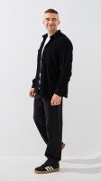 Купить Рубашка кэжуал однотонная мужская GENUA G01218-0002 M Черный Артикул: 2000999467394 Миниатюра фотографии № 4