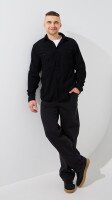 Купить Рубашка кэжуал однотонная мужская GENUA G01218-0002 M Черный Артикул: 2000999467394 Миниатюра фотографии № 2