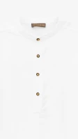 Купить Рубашка однотонная мужская GENUA G01218-0011 2XL Белый Артикул: 2000999520761 Миниатюра фотографии № 8