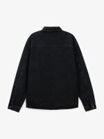 Купить Рубашка однотонная мужская GENUA G01218-003 L Черный Артикул: 2000999626326 Миниатюра фотографии № 4