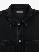 Купить Рубашка однотонная мужская GENUA G01218-003 3XL Черный Артикул: 2000999626364 Миниатюра фотографии № 2