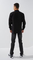 Рубашка однотонная мужская Redpolo 3656 M Черный  Фото №2