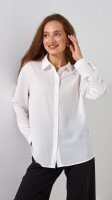 Сорочка однотонна жіноча On me D2777 XL Молочний