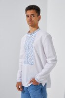 Сорочка вишиванка чоловіча LAWA E-MB02302 S Білий  Фото №4