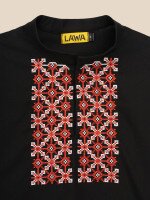 Купить Рубашка вышиванка мужская LAWA E-MB02305 M Черный Артикул: 2000999589867 Миниатюра фотографии № 2