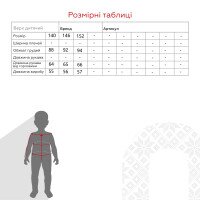 Сорочка вишиванка для дівчинки Козачок ОЛЬГА 158 см Рожево сірий  Фото №0
