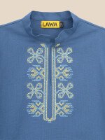 Купити Сорочка вишиванка для хлопчика LAWA E-BB02303 140 см Синій Артикул: 2000999595394 Фото мініатюра № 7