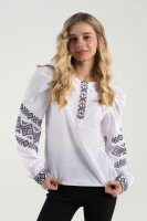 Рубашка с вышивкой для девочки СТЕФАНИЯ 158 см Разноцветный (SC)  Фото №3