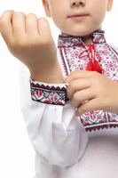Сорочка з вишивкою для хлопчика КОЗАЧОК РУСЛАН 122 см Червоний (SC)  Фото №2