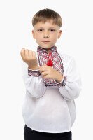 Рубашка с вышивкой для мальчика КОЗАЧОК РУСЛАН 128 см Красный (SC)  Фото №1