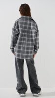 Купить Рубашка с узором для девочки MyChance 2601 128 см Серый Артикул: 2000999479717 Миниатюра фотографии № 6