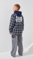 Купить Рубашка с узором для мальчика LAWA P-BB02328 134 см Темно-синий Артикул: 2888000018861 Миниатюра фотографии № 6