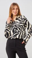 Купить Рубашка с узором женская GENUA 2603 XS Черный Артикул: 2000999406331 Миниатюра фотографии № 1