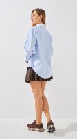 Купить Рубашка с узором женская GENUA G01127-0004 3XL Голубой Артикул: 2000999467790 Миниатюра фотографии № 7