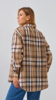 Купить Рубашка с узором женская LAWA WBC02443 XL Бежевый Артикул: 2888000018205 Миниатюра фотографии № 5
