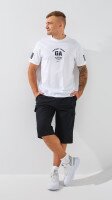 Купить Шорты карго однотонные мужские  708 XL Темно-синий Артикул: 2000990873828 Миниатюра фотографии № 2