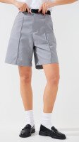 Купить Шорты однотонные котоновые женские GENUA G01139-0002 S Серый Артикул: 2000999385964 Миниатюра фотографии № 1