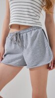 Шорты однотонные для девочки LAWA GBC02343 134 см Серый  Фото №0