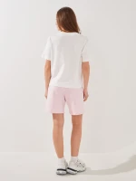 Купить Шорты однотонные женские GENUA G01139-0021 3XL Розовый Артикул: 2000999606892 Миниатюра фотографии № 4
