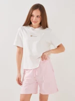 Купить Шорты однотонные женские GENUA G01139-0021 3XL Розовый Артикул: 2000999606892 Миниатюра фотографии № 1