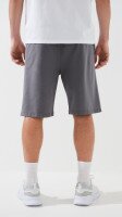 Купить Шорты трикотажные однотонные мужские GENUA 007-1 2XL Серый Артикул: 2000990518286 Миниатюра фотографии № 4