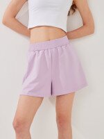 Купить Шорты трикотажные однотонные женские LAWA K-WBC02398 XS Лиловый Артикул: 2000999588914 Миниатюра фотографии № 1