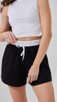 Шорты трикотажные однотонные женские LAWA WTC02438 XS Черный
