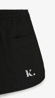 Шорты трикотажные однотонные женские XI XI 1808 One Size Черный  Фото №0