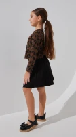 Купить Юбка классика для девочки Kai-Kai M8867 134 см Черный Артикул: 2000999147586 Миниатюра фотографии № 3
