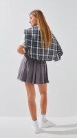 Купить Юбка классика однотонная женская LAWA WTC02454 XS Серый Артикул: 2888000018496 Миниатюра фотографии № 5