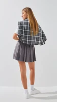 Купить Юбка классика однотонная женская LAWA WTC02454 XL Серый Артикул: 2888000018526 Миниатюра фотографии № 5