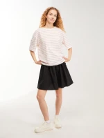 Купить Юбка мини однотонная женская LAWA WTC02493 XL Черный Артикул: 2000999620935 Миниатюра фотографии № 2