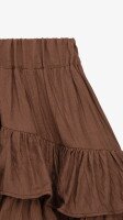 Купить Юбка однотонная для девочки Aura Style 5004-2 152 см Коричневый Артикул: 2000999546716 Миниатюра фотографии № 2