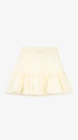 Купити Спідниця однотонна для дівчинки Aura Style 5007-1 110 см Молочний Артикул: 2000999546648 Фото мініатюра № 3