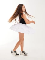 Купити Спідниця однотонна для дівчинки Aura Style 5016 140 см Білий Артикул: 2000999566745 Фото мініатюра № 3