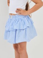 Купити Спідниця з візерунком для дівчинки Aura Style 5002-1 110 см Блакитний Артикул: 2000999546730 Фото мініатюра № 3