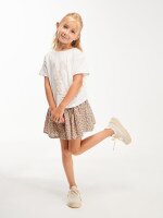 Купити Спідниця з візерунком для дівчинки Aura Style 5012 92 см Зелений Артикул: 2000999566899 Фото мініатюра № 2