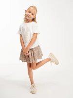 Купить Юбка с узором для девочки Aura Style 5012 92 см Зеленый Артикул: 2000999566899 Миниатюра фотографии № 2