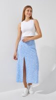 Юбка с узором женская LAWA WTC02303 XS Голубовато-белый  Фото №0