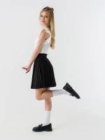 Купить Юбка однотонная для девочки Baby Show 56001-1 140 см Черный (SC) Артикул: 2000990527233 Миниатюра фотографии № 4