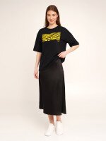 Юбка однотонная женская LAWA WTC02359 XS Черный  Фото №1