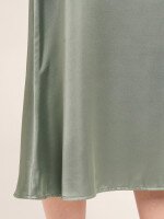 Юбка однотонная женская LAWA WTC02359 XS Оливковый  Фото №3