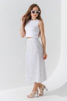 Юбка с узором женская LAWA WTC02303 L Бело-черный  Фото №1