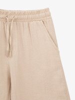 Купить Спортивные шорты однотонные для мальчика Aura Style 5025-1 116 см Бежевый Артикул: 2000999615009 Миниатюра фотографии № 2
