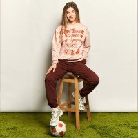 Спортивные штаны джоггеры женские LAWA WBC02463 XL Бордовый  Фото №0