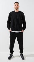 Купить Спортивные штаны однотонные мужские GENUA G01225-0002 S Черный Артикул: 2000999407406 Миниатюра фотографии № 2