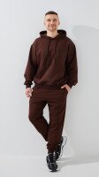 Купить Спортивные штаны однотонные мужские GENUA G01225-0002 S Коричневый Артикул: 2000999473845 Миниатюра фотографии № 2